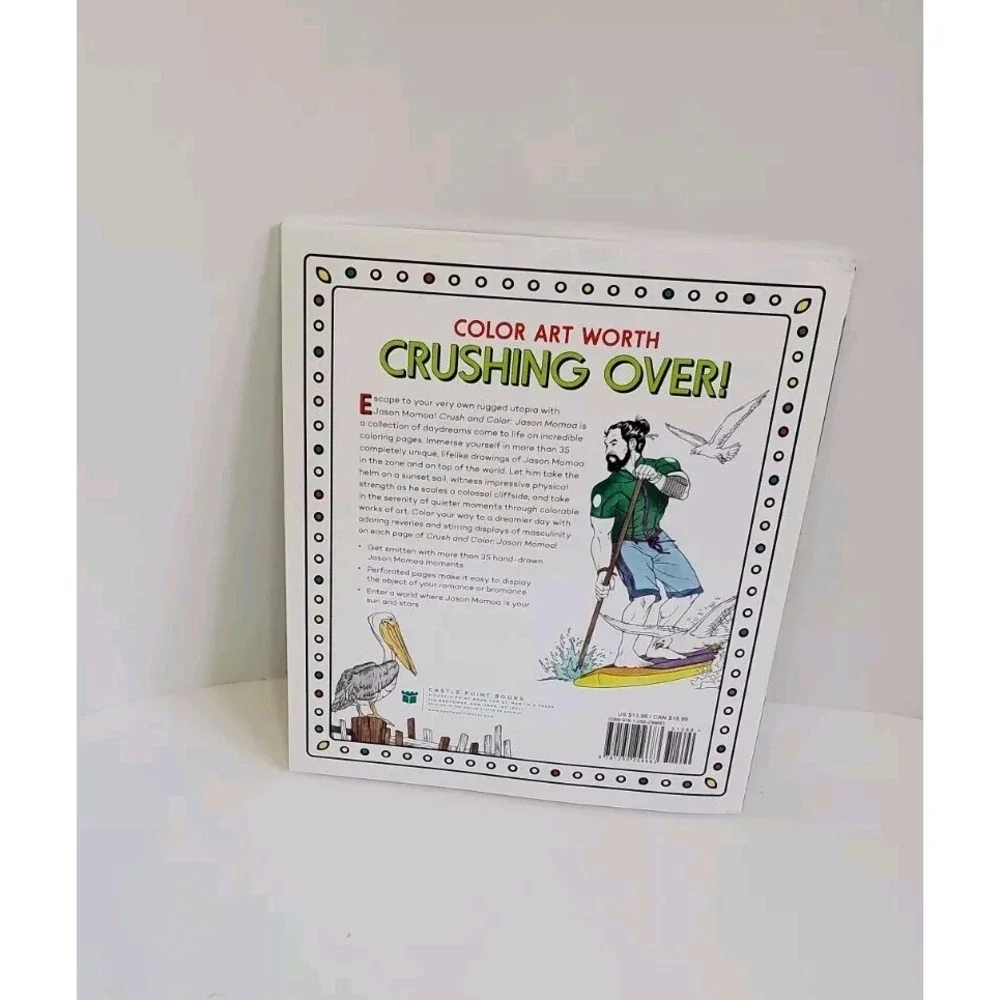 Crush and Color: Jason Momoa: A Coloring Book of Fantasies with an Epic Dreamboa